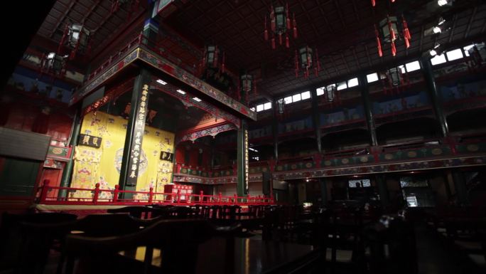 戏台 京剧舞台 茶馆古建筑 北京湖广会馆