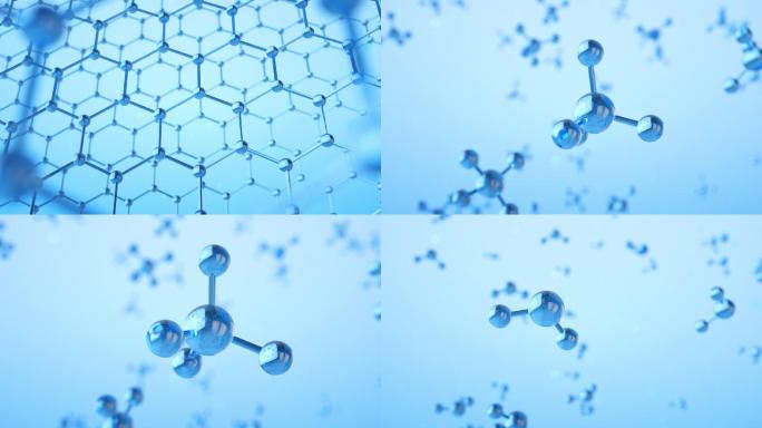 分子结构-视频素材