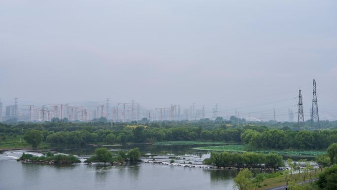 新首钢大桥远望门头沟