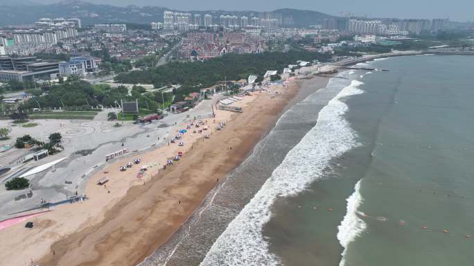 日照王家皂海滩航拍