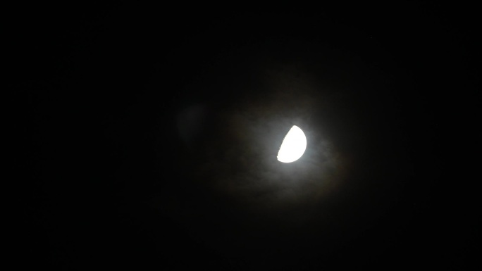 月亮 月色 晚上 残月