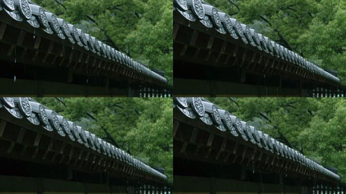香山教寺雨景