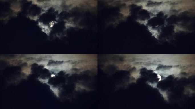 黑云遮月