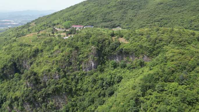 航拍大自然山谷湖南中方仙人谷 (4)