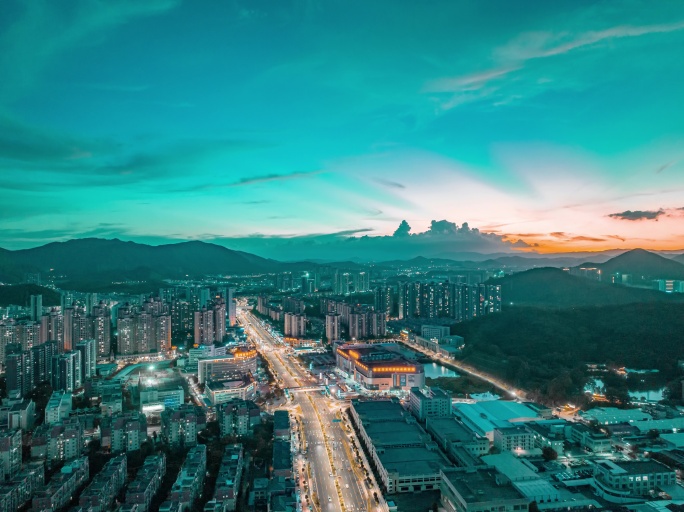 江门市 市中心 万达 万达广场 江门夜景