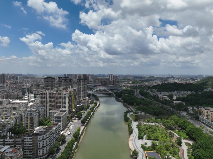 东华大桥/江门航拍延时/江门大景