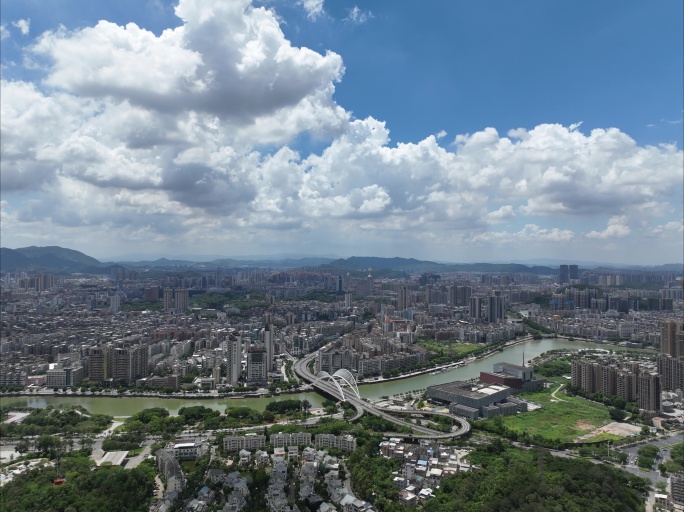 东华大桥/江门航拍/江门大景别