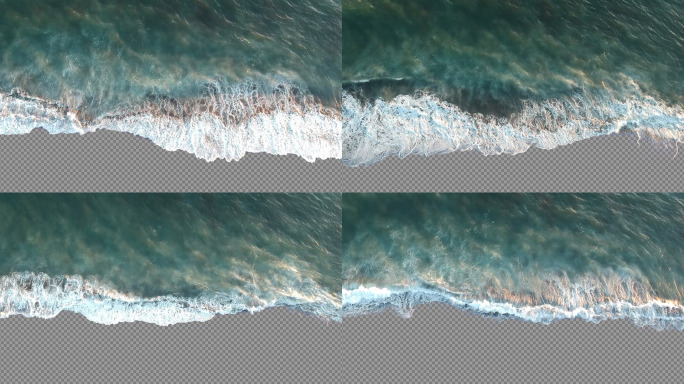 海浪真实实拍潮汐投影led含通道mov