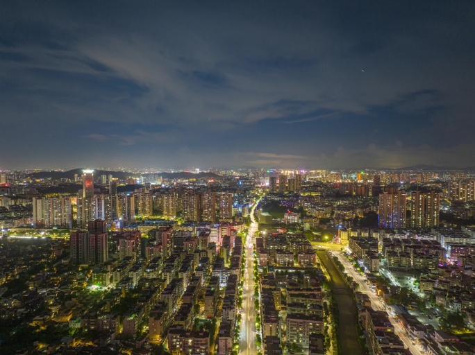 江门市 市中心 万达 万达广场 江门夜景