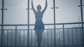 4K芭蕾舞唯美光影视频素材
