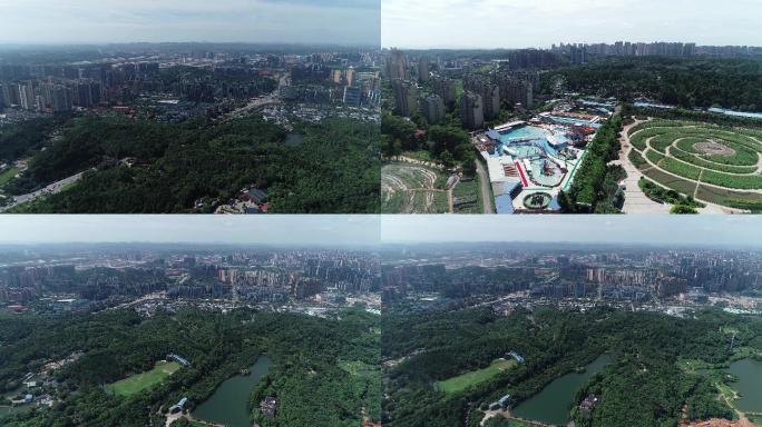 湖南省森林植物园航拍视频素材