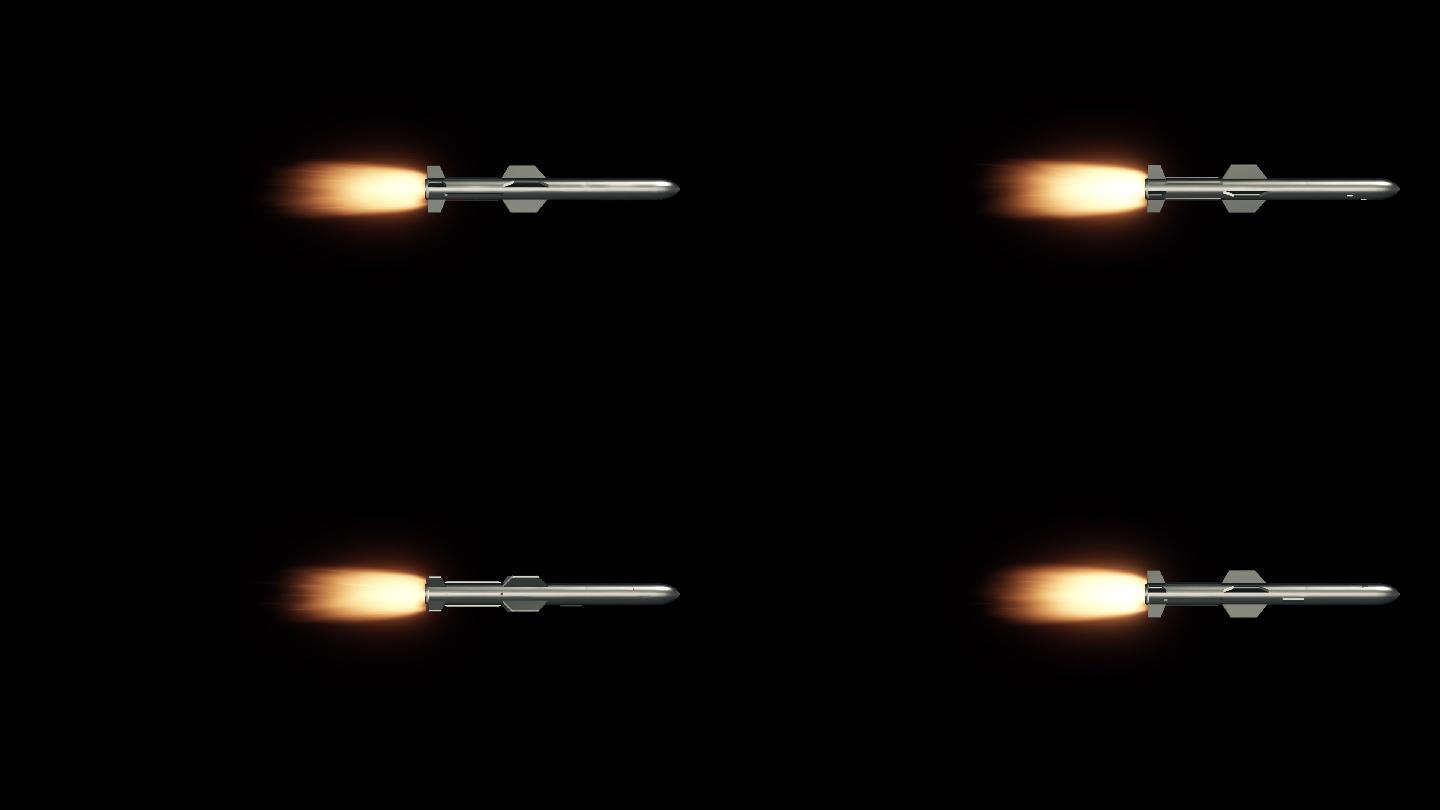 导弹 洲际导弹 天空 数字动画