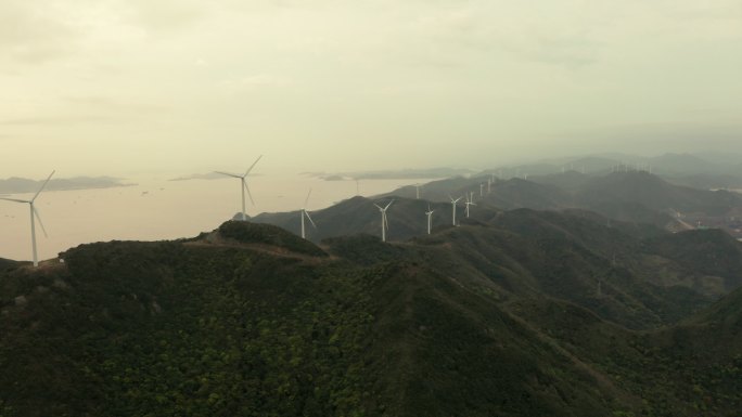 风车风电风能风力发电清洁能源双碳