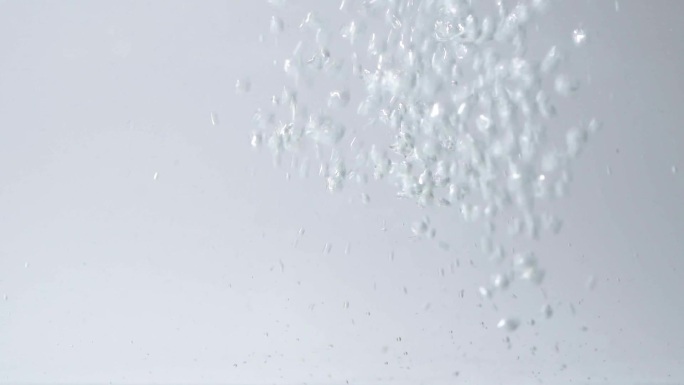 水分子水气泡飘动的水泡化妆品素材