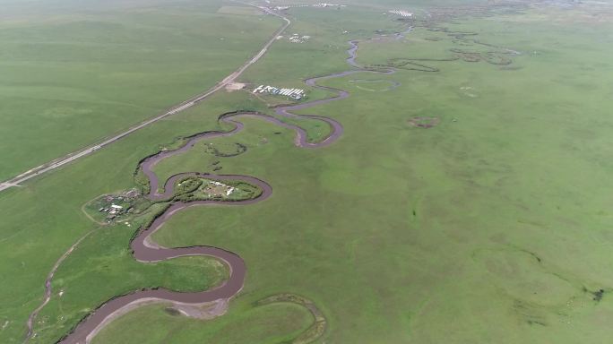 内蒙古呼伦贝尔：天下第一曲水—莫日格勒河