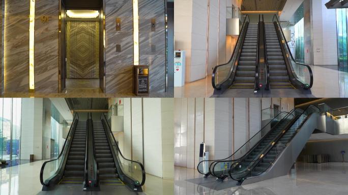酒店电梯扶梯运营实拍
