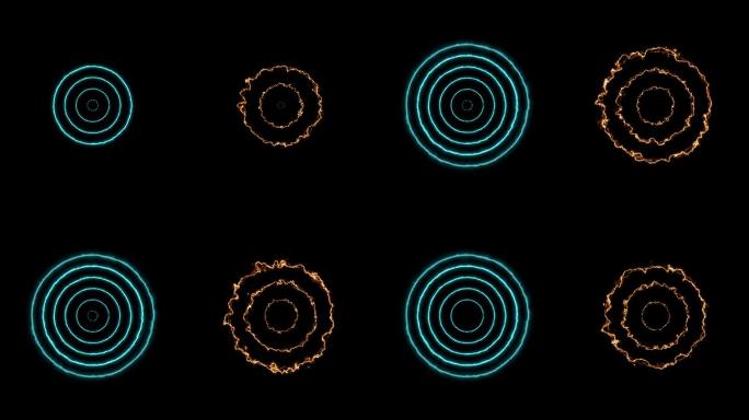 4K无线电波能量环冲击波带通道