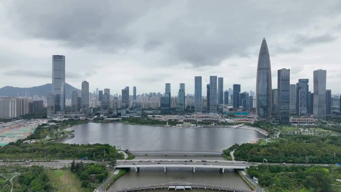 深圳湾人才公园航拍