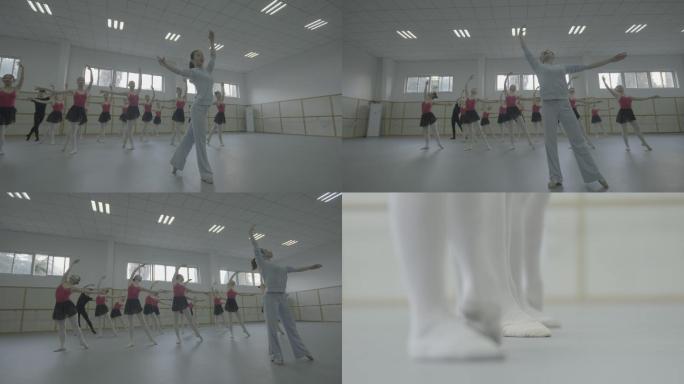 舞蹈培训师生舞蹈形体展示