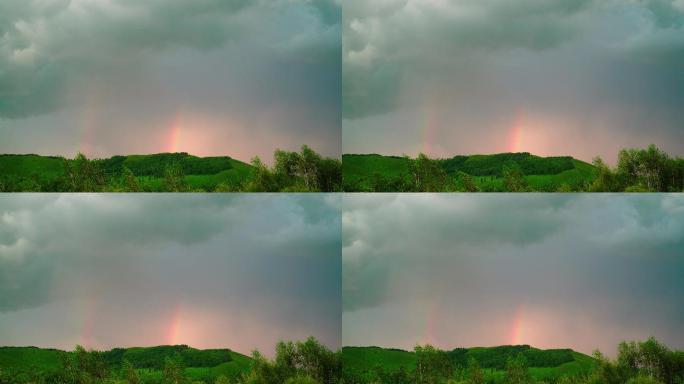 暴风雨降临彩虹