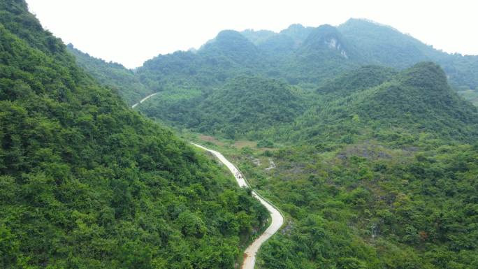 弯曲山路