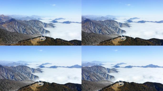 四川成都西岭雪山云海