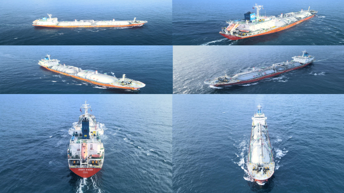 【4K】轮船 船 液化石油气船 大海航行