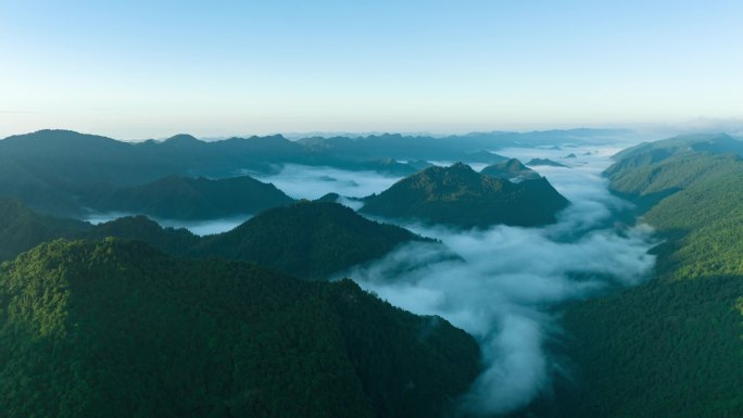 山区云海延时4K