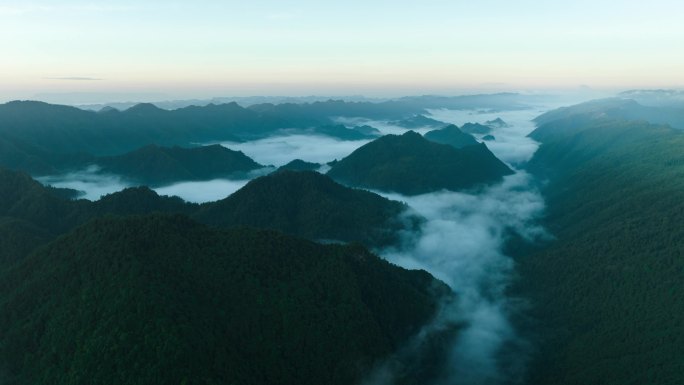 山区云海延时4K