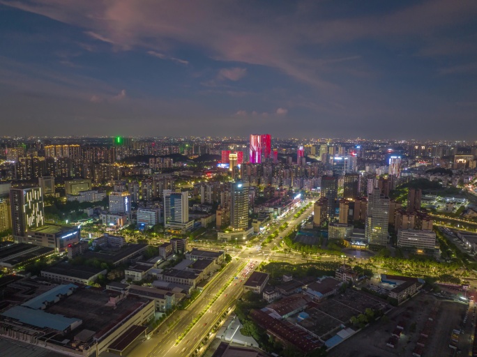 江门市 市中心 万达 万达广场 江门夜景