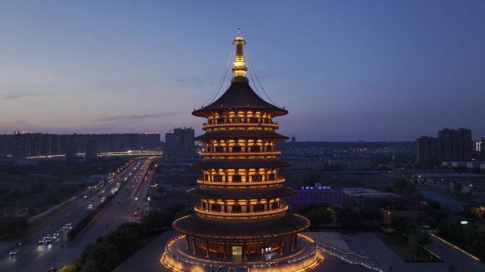 【21元】洛阳武则天通天塔夜景