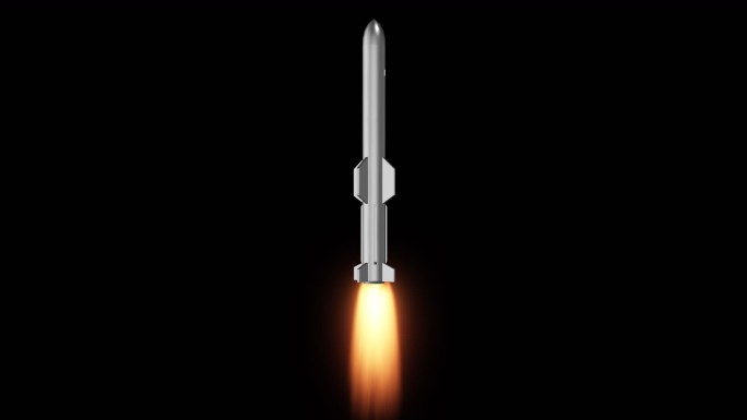 导弹 洲际导弹 天空 数字动画尾巴 炸弹