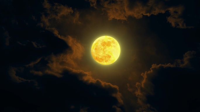 中秋 云层 月亮
