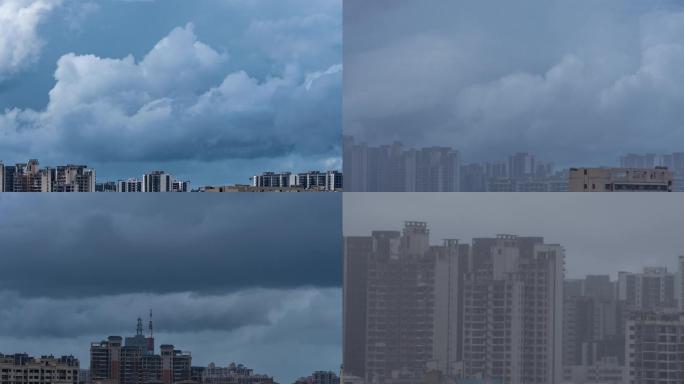 风雨城市-延时摄影