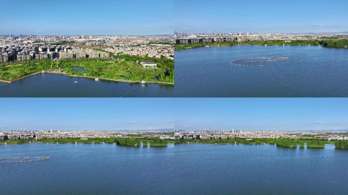 【5K】滇池航拍，滇池治理，滇池湿地公园