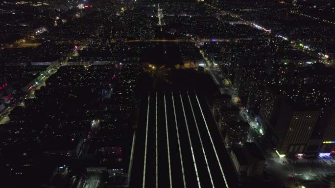 吉林站夜景