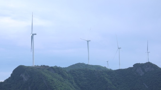 石柱刀背梁风车流云延时1080P标清