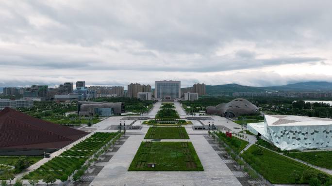 大同五大场馆航拍延时