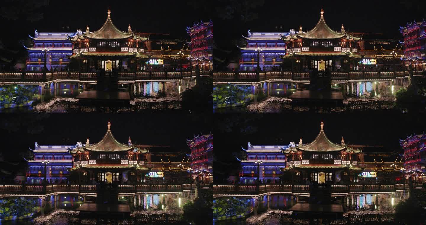 上海豫园灯会城隍庙夜市8K实拍