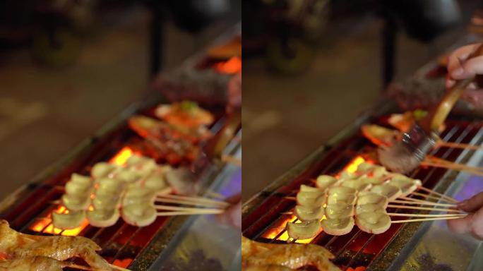 烧烤 夜宵 美食 减肥 夜跑 肉串 羊肉