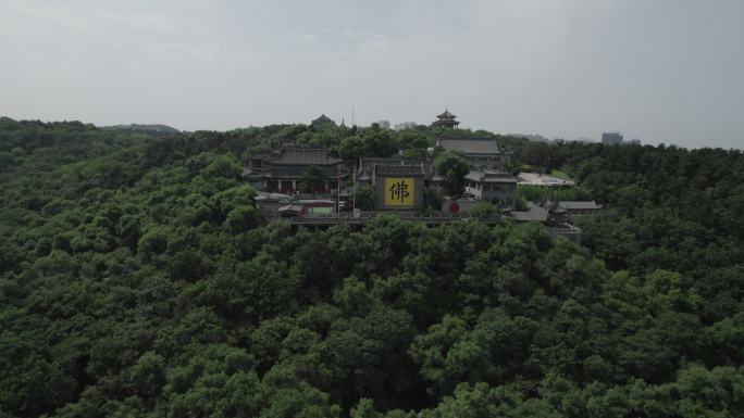 航拍吉林北山公园