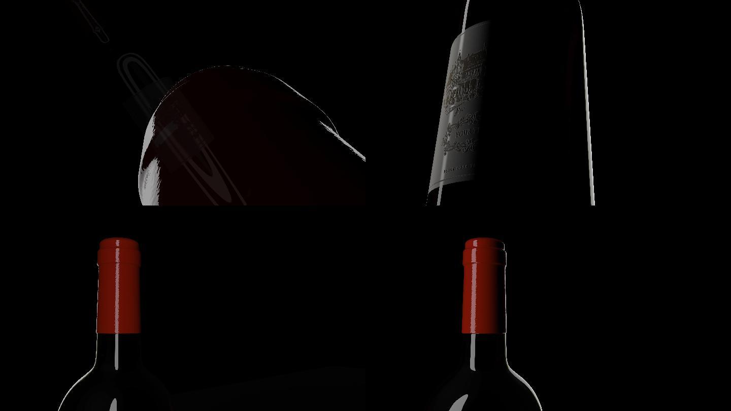 4K高端红酒展示视频素材