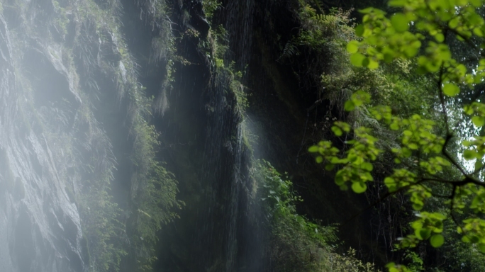 溪水山泉河流山水瀑布