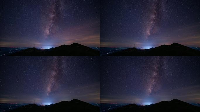 北半球夏银河延时摄影 4K