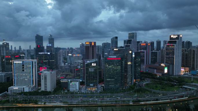 深圳南山科技园夜景