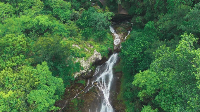 户外 高山流水 岩石瀑布 生态环境 流水