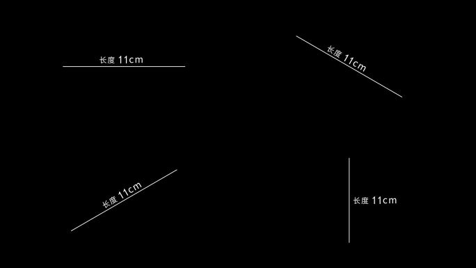 无插件71款4K尺寸测量角度测量AE模板