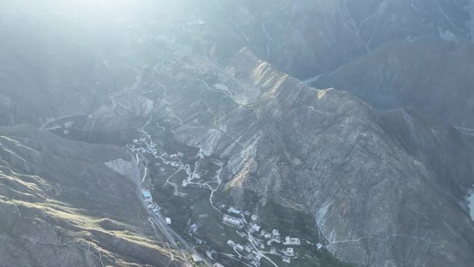 航拍金沙江大拐弯壮丽美景