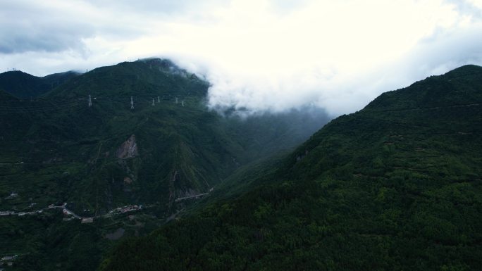 雅安-泸定 牛背山航拍2 川藏线G318