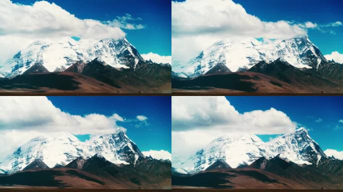 雪山 大气 户外 西藏 雪景 航拍 冰川